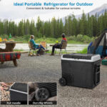 AceKool Dual-Zone Portable Car Refrigerator & Freezer – 45L 55L