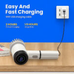 Electric Multi-Function Cleaning Brush with 5 Interchangeable Heads