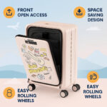 20-Inch Foldable Kids Travel Suitcase