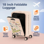 20-Inch Foldable Kids Travel Suitcase