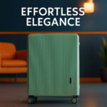 3-Piece Turquoise Trolley Luggage Set