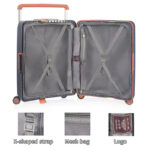 3-Piece Turquoise Trolley Luggage Set