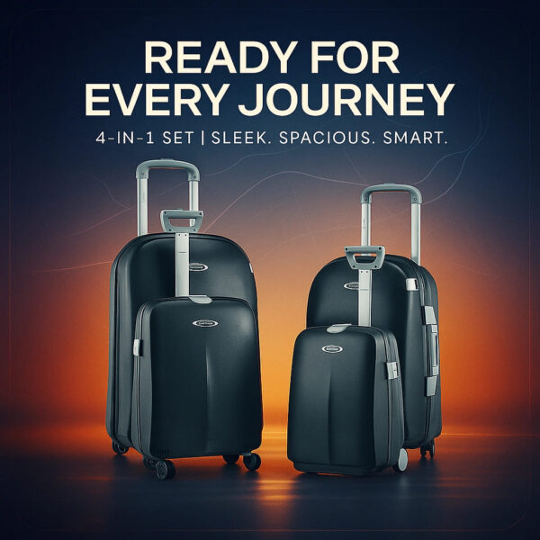 4-Piece Hard Shell Luggage Set