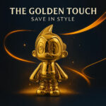 Astro Boy-Inspired Coin Bank – Chrome Gold & Silver