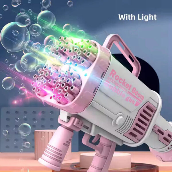 Bazooka Bubble Gun with Flash Lights