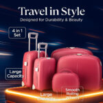 Bubule DL507 – 4-Piece PP Luggage Set