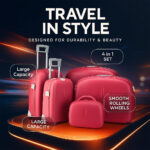Bubule DL507 – 4-Piece PP Luggage Set