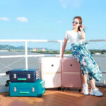 Bubule Lightweight PP Luggage Set – 20 & 24 Spinner Suitcases