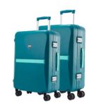 Bubule Lightweight PP Luggage Set – 20 & 24 Spinner Suitcases