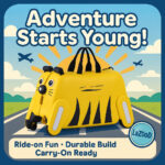 Bubule Ride-On Kids Suitcase – Tiger Design