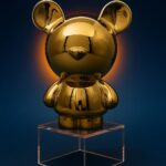 Chrome Bear Piggy Bank