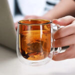 Double-Wall Glass Mug – 400ml