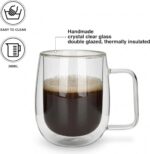 Double-Wall Glass Mug – 400ml