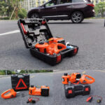 Electric Hydraulic Jack with Air Inflator