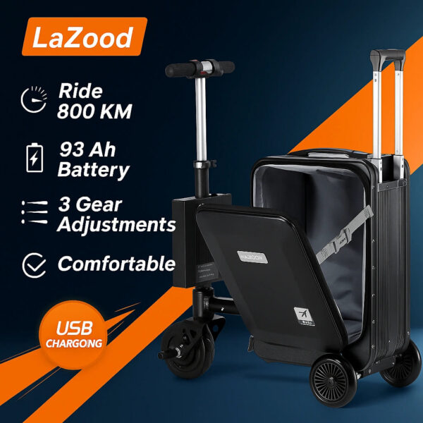Electric Scooter Suitcase - Black