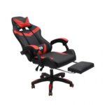 Ergonomic Gaming Chair with Footrest