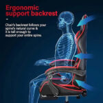 Ergonomic Gaming Chair with Footrest