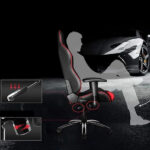 Ergonomic Gaming Chair with Footrest
