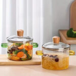 Heat-Resistant Glass Cooking Pot – 1.5L (50oz)