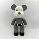 Large Geometric Bear Piggy Bank Gray