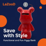 Luxury Bear-Shaped Coin Bank