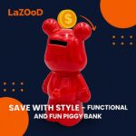 Luxury Bear-Shaped Coin Bank