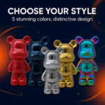 Luxury Bear-Shaped Coin Bank