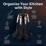 MAXBOSCH MB-333 6-Piece Nylon Cooking Utensils Set