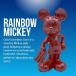 Mickey Mouse Statue – Multicolor Chrome Finish
