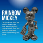 Mickey Mouse Statue – Multicolor Chrome Finish