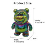 Multicolor and Rainbow Chrome Bear Coin Bank