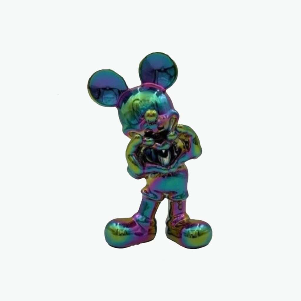 Mickey Mouse Chrome Multicolor Figurine