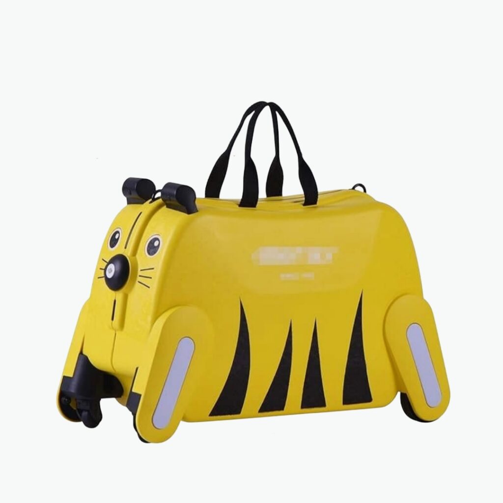 Bubule Ride-On Kids Suitcase (Tiger Design)