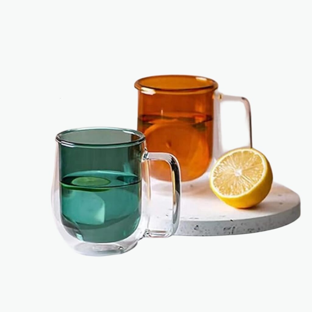 Double-Wall Glass Mug