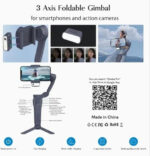 Staranb Gimbal Pro F12 – 3-in-1 Foldable Smartphone Stabilizer