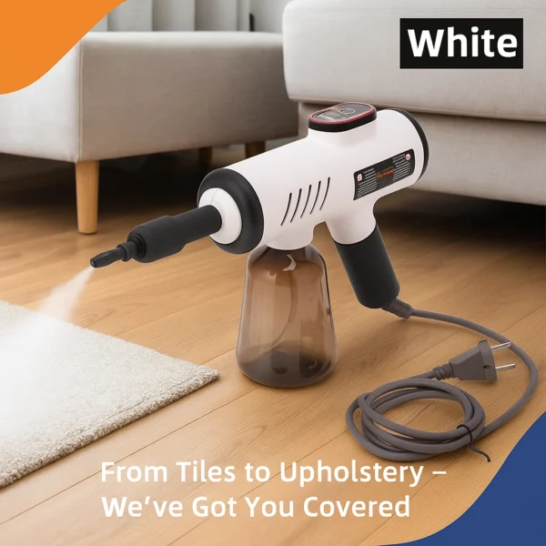 Multi-Purpose Steam Cleaner – High-Pressure Handheld Cleaning System with Multiple Attachments – Ideal for Floors, Kitchens, Bathrooms & Upholstery