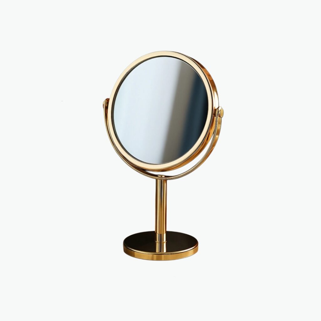 Double-Sided Makeup Mirror