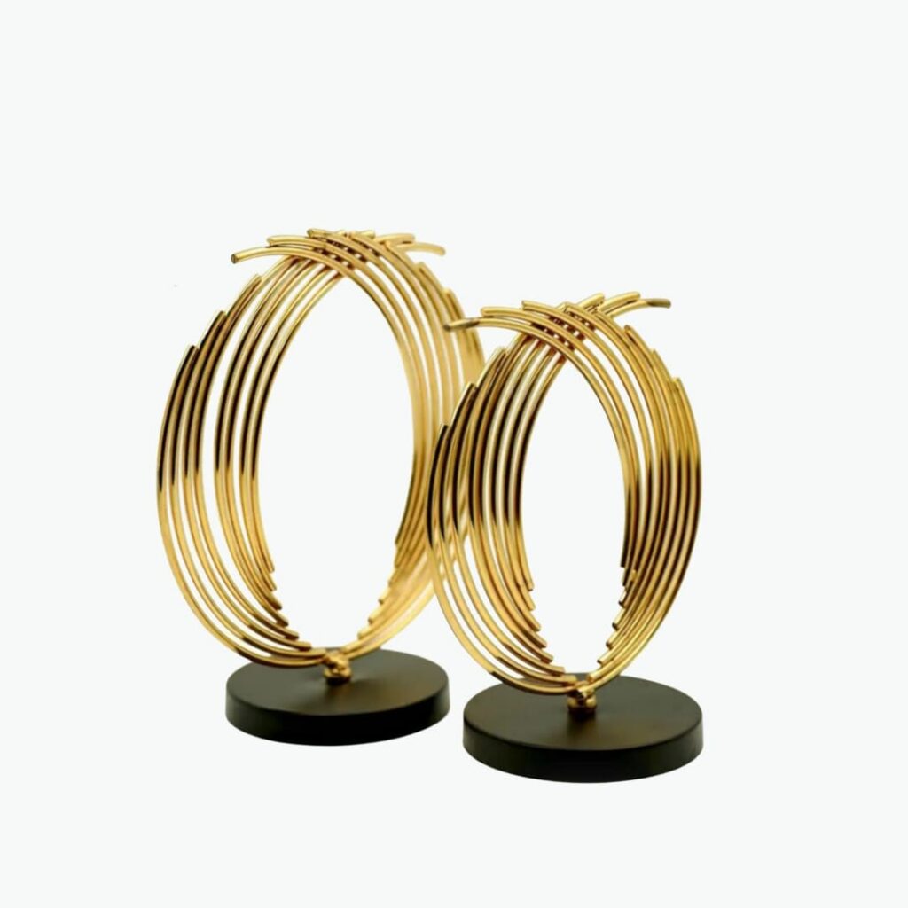 Metal Ring Art Decor