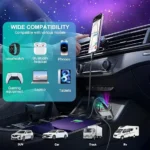 4-in-1 Fast Car Charger with Retractable Cables