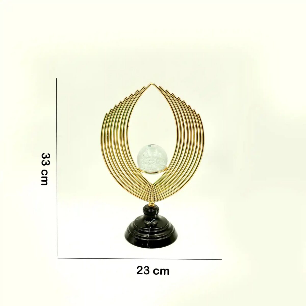 طقم إكسسوار طبق بيغوسا مكون من قطعتين مطلي بالذهب