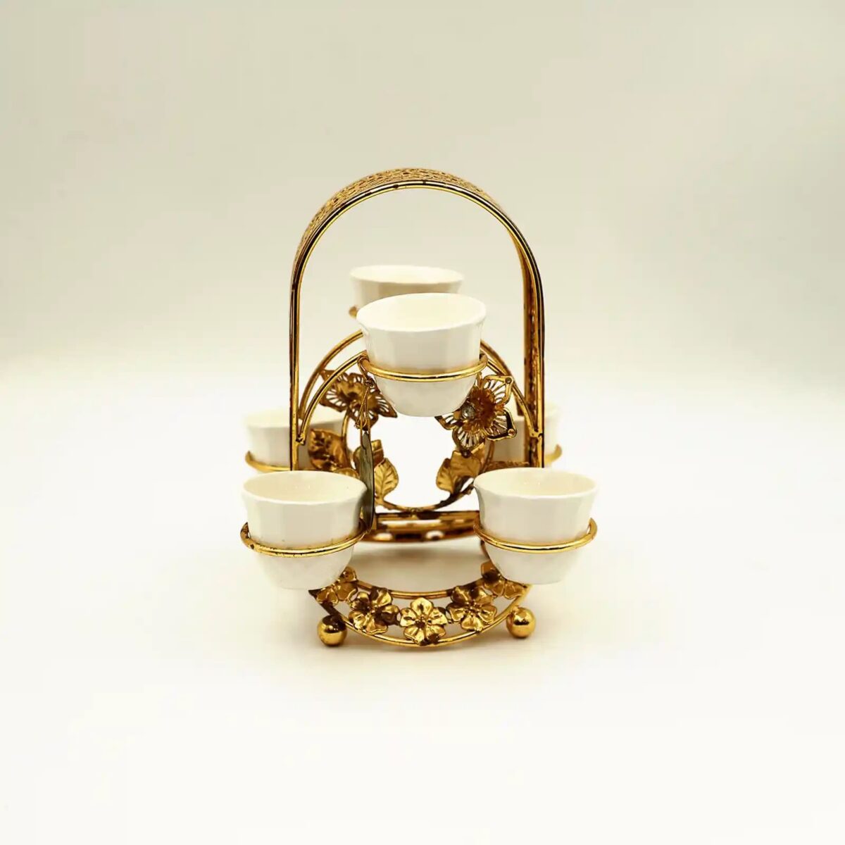 Golden Arabic Coffee Cup Holder