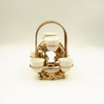 Golden Arabic Coffee Cup Holder