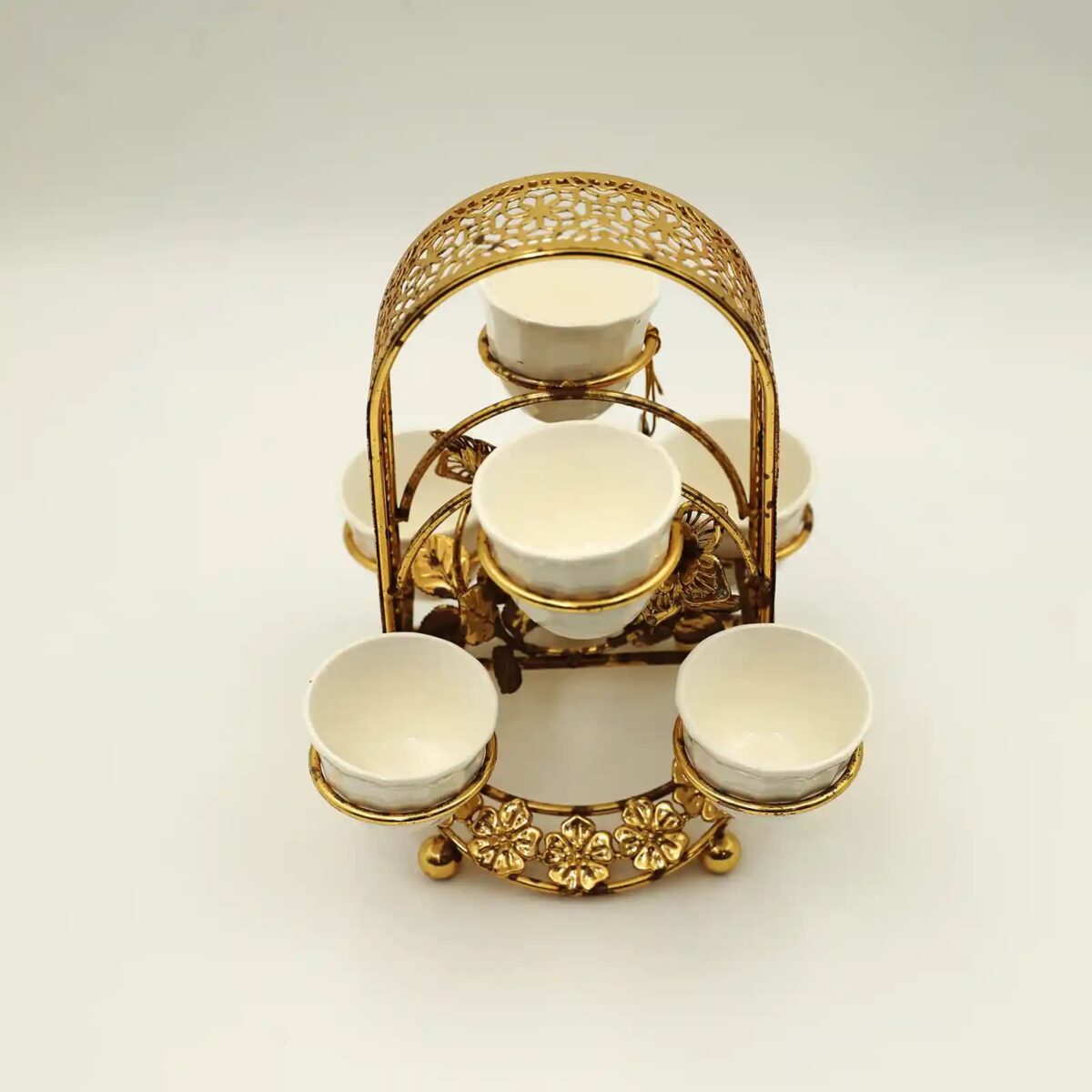 Golden Arabic Coffee Cup Holder