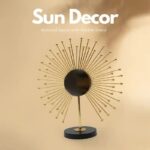 Golden masterpiece - peacock tail shape