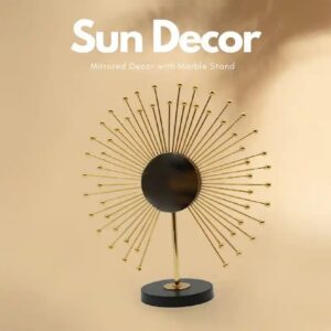 Golden masterpiece - peacock tail shape