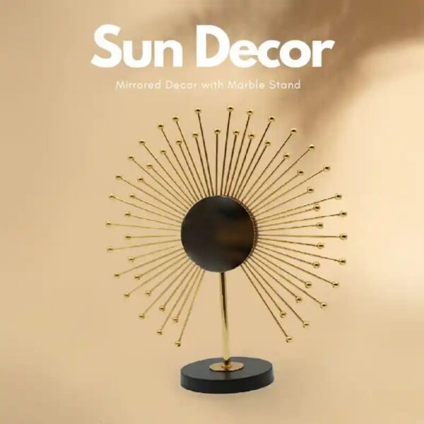 Golden masterpiece - peacock tail shape