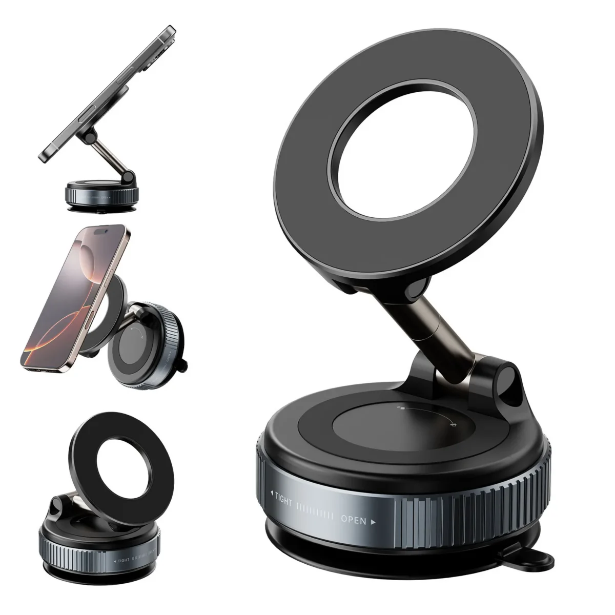 K007 Vacuum Suction Magnetic Phone Holder