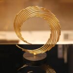 Ornamental Sun Abstract Metal Figurines