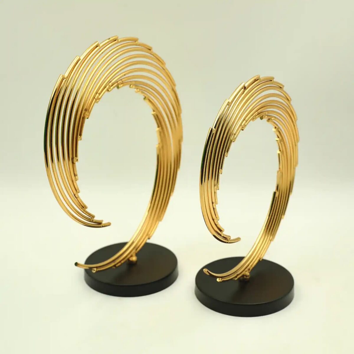 Ornamental Sun Abstract Metal Figurines