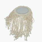 Acrylic Decorative Mirror with Macrame Frame